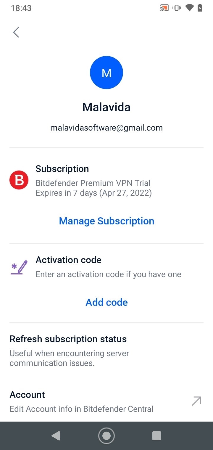 Bitdefender vpn скачать
