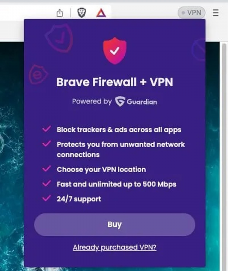 Браузер brave vpn