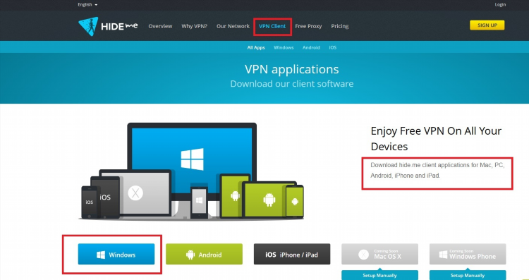 Free vpn скачать на пк