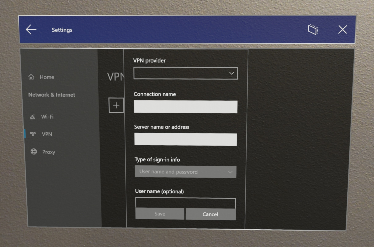 Настройка vpn сети