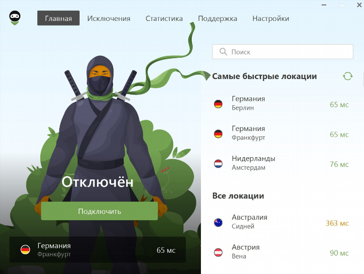 Ниндзя впн