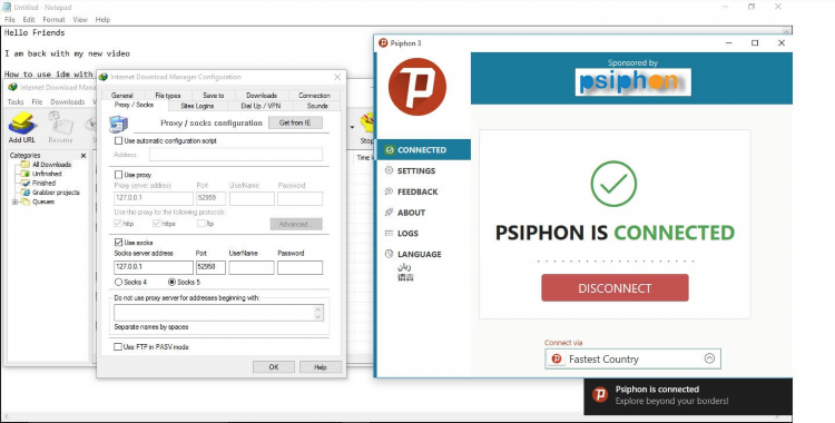 Psiphon vpn скачать для windows