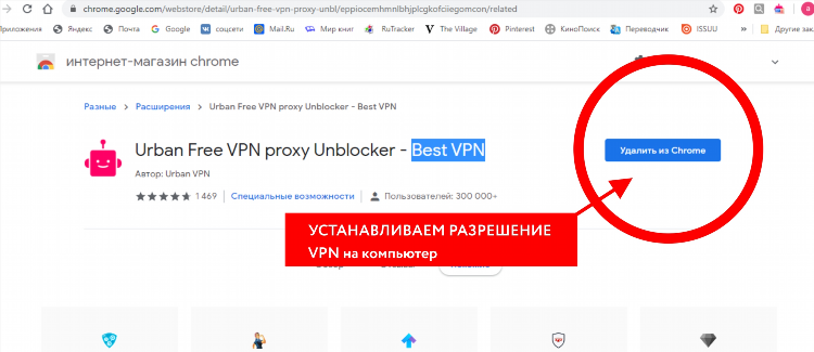 Расширения vpn яндекс