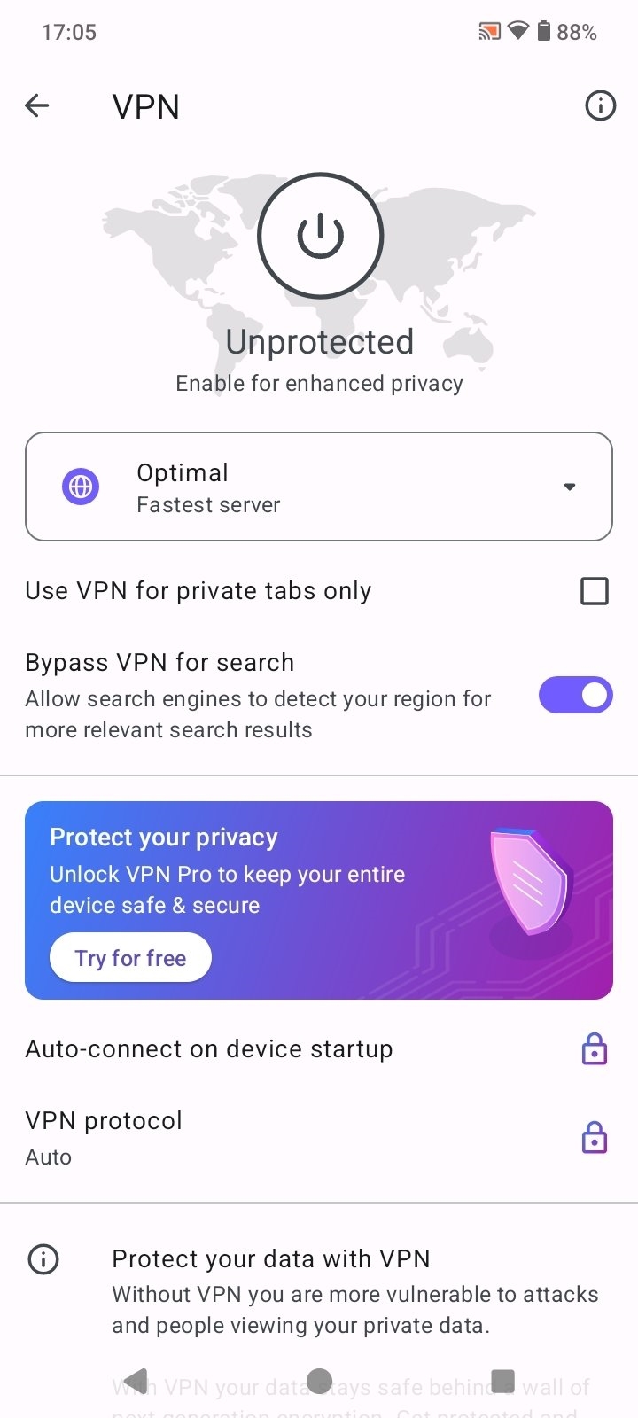 Расширения vpn opera