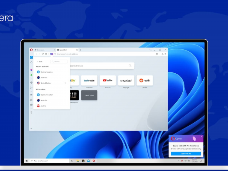 Включить vpn в опера