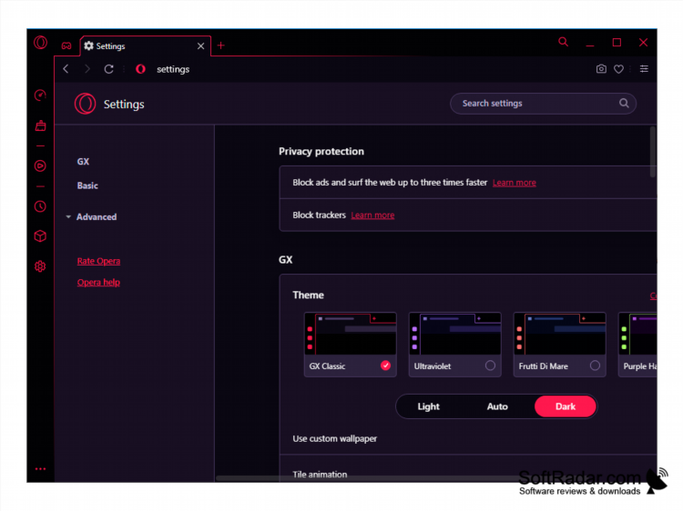 Vpn опера gx