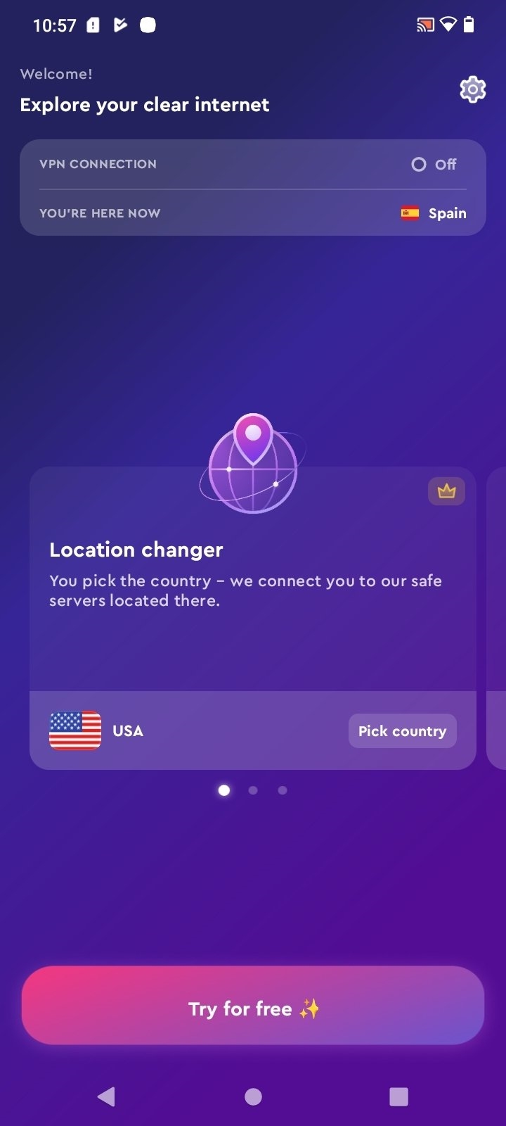 Vpn со сменой страны