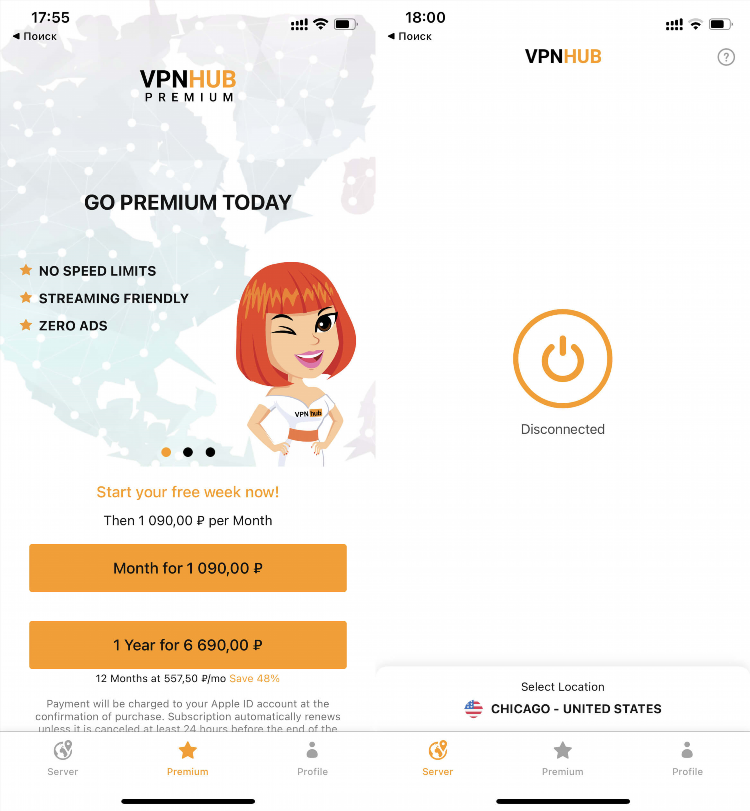 Vpn стоимость в месяц